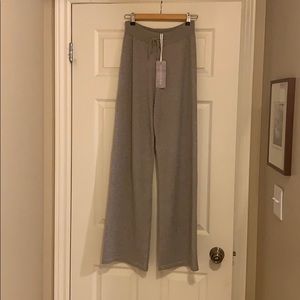 NWT Ladies knit drawstring pant, wide leg, tall